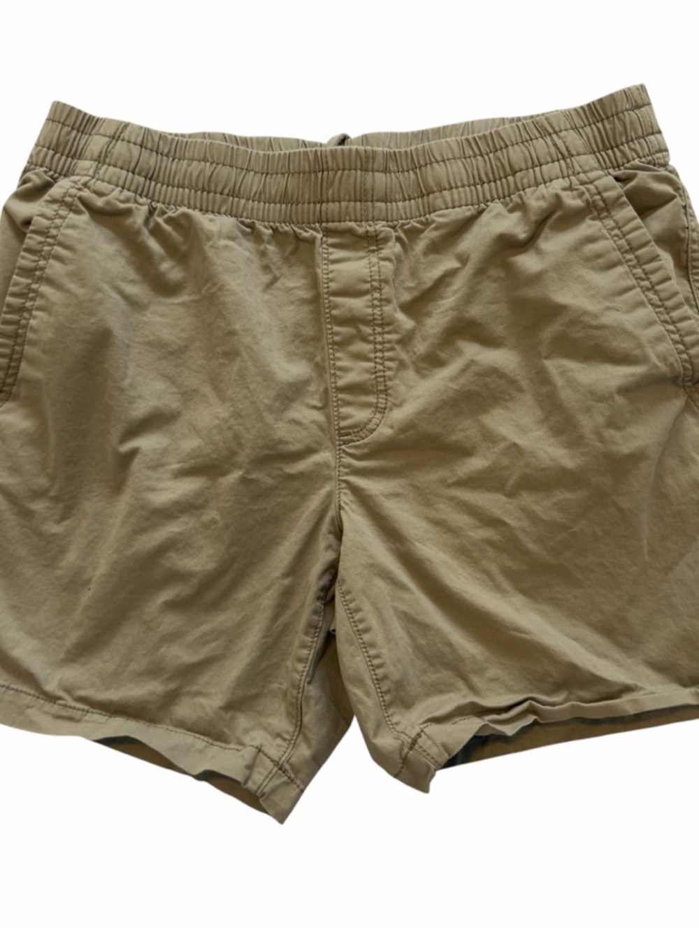 Sonoma Men's Tan Elastic-Waist Athletic Shorts (003)
